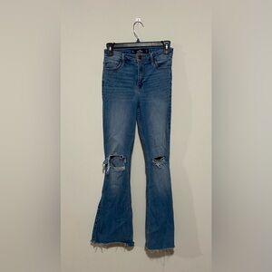 Hollister Blue Distressed Jeans Size 1